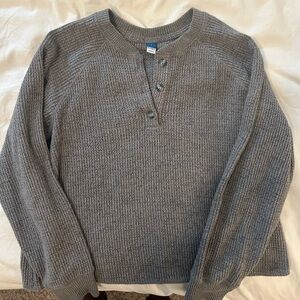 Old Navy Grey Crewneck Sweater